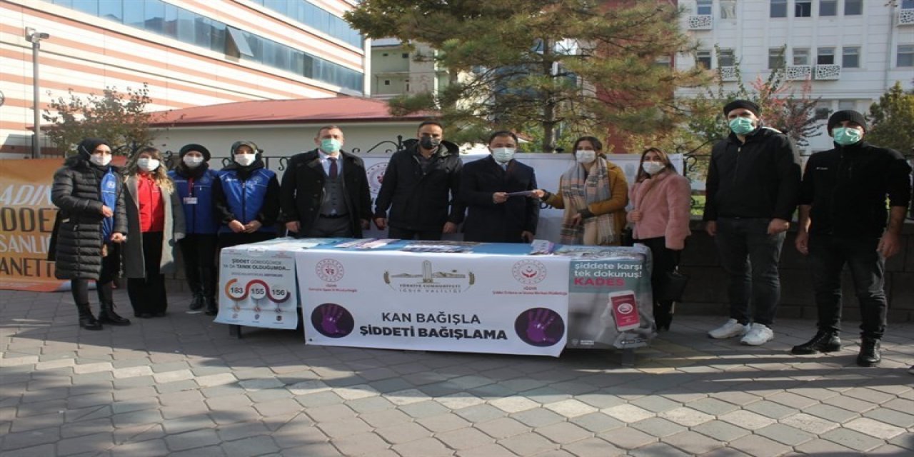 Iğdır’da Kadına Yönelik Şiddete Karşı Farkındalık Etkinliği