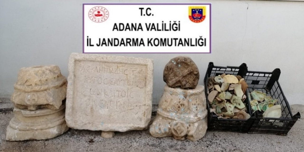 Adana’da Roma Dönemine Ait Tarihi Eserler Ele Geçirildi