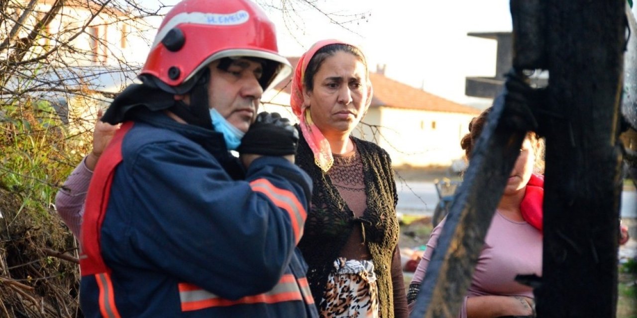 3’üncü Kez Barakasının Yanışını Çaresiz Gözlerle İzledi