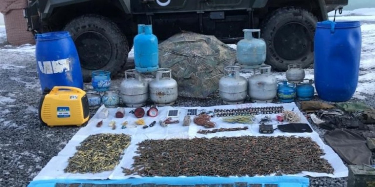 Hakkari’de Cephanelik Ele Geçirildi