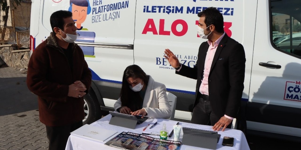 Şanlıurfa’da Mobil Aracı Çözüm Üretiyor