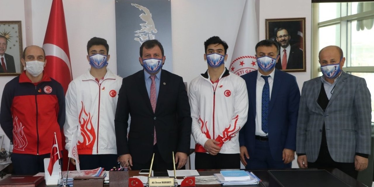 Kayseri’nin Gururları Kabakcı’yı Ziyaret Etti