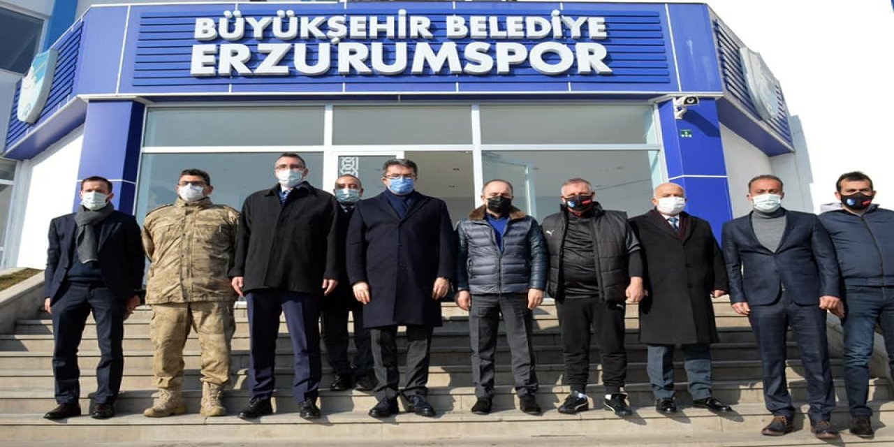 Vali Memiş Bb Erzurumspor Kulüp Tesislerini Ziyaret Etti