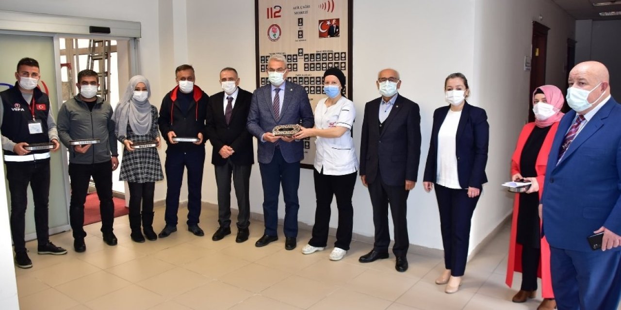 Itso’dan 112 Acil Çağrı Merkezi Ve Vefa Destek Ekibine Teşekkür