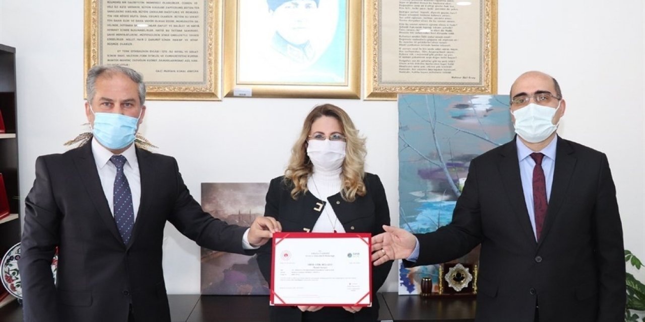 Fen Edebiyat Fakültesine Sıfır Atık Yetki Belgesi