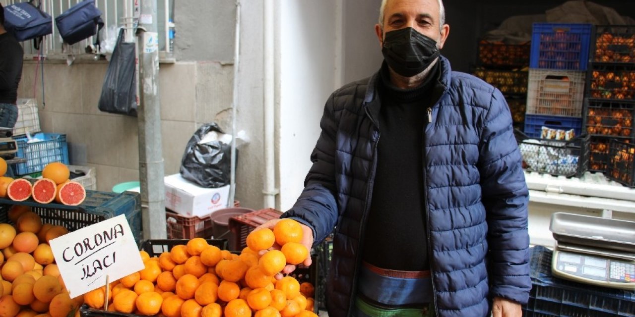"corona İlacı" Mandalina Pazarın Gözdesi Oldu