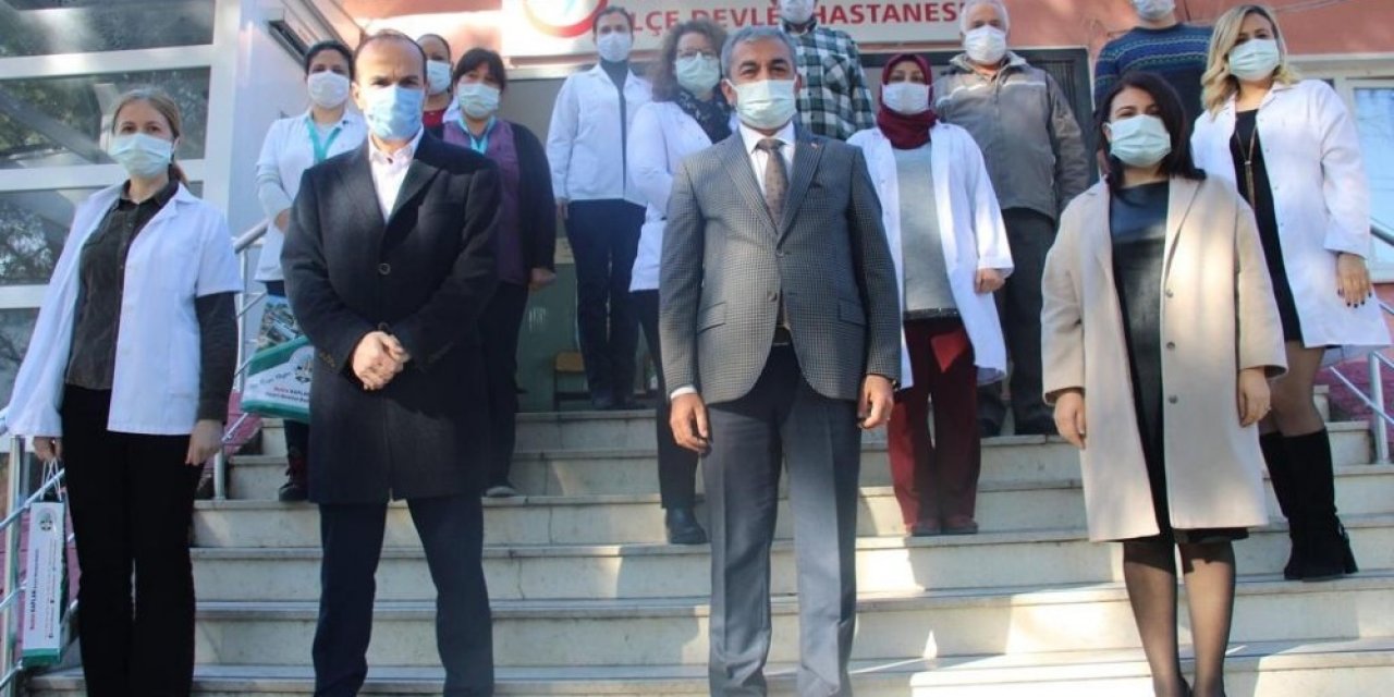 Başkan Kaplan’dan Sağlık Çalışanlarına Anlamlı Ziyaret
