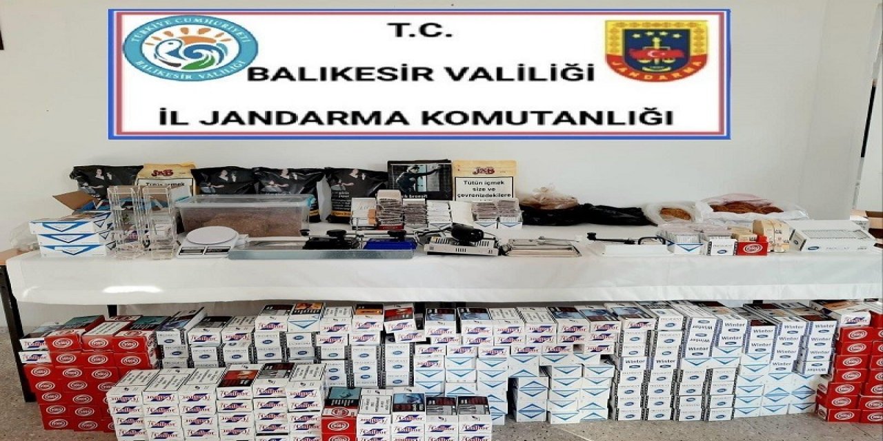 Susurluk’ta Kaçak Tütün Operasyonu
