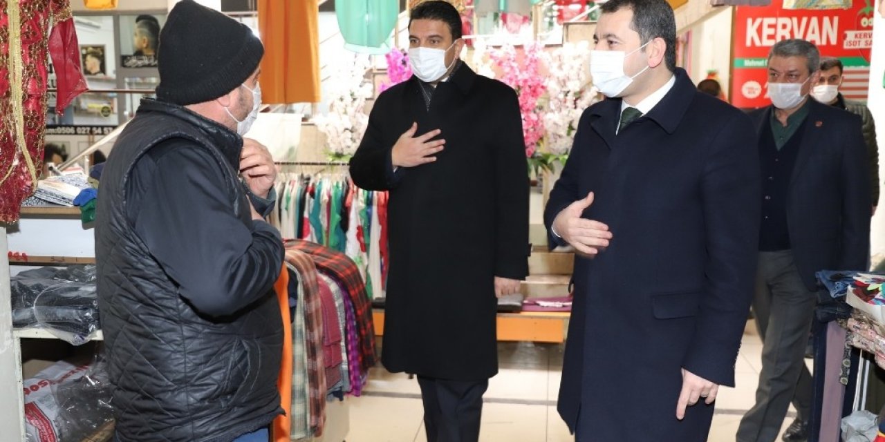 Baydilli’den Çarşı Esnafına Ziyaret