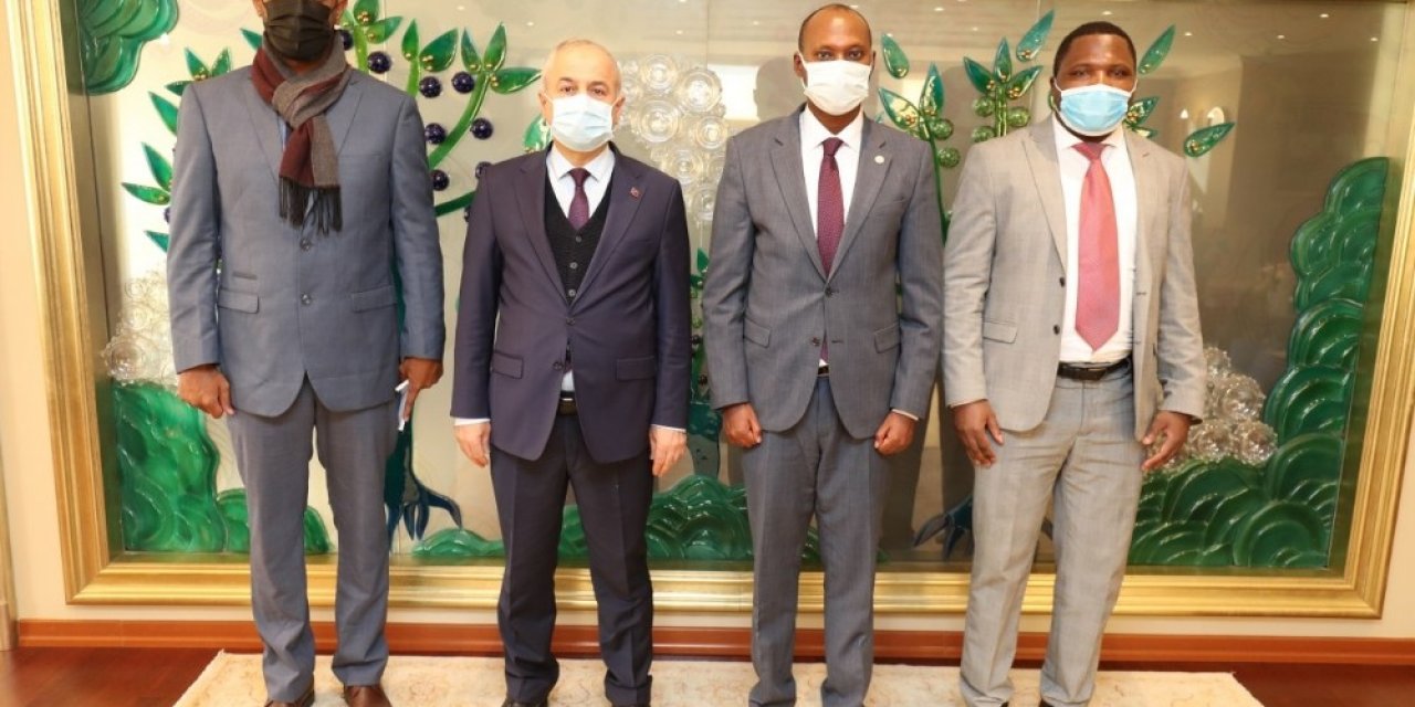 Ruanda Heyetinden, Başkan Büyükgöz’e Ziyaret