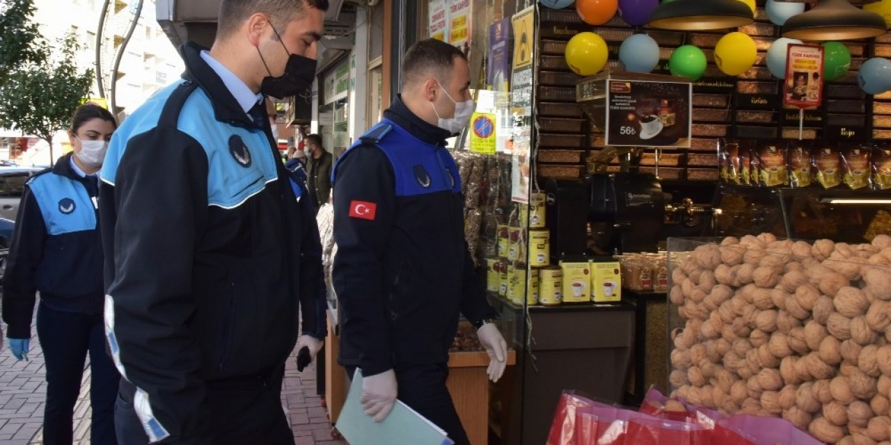 Aliağa Zabıtası Yılbaşı Denetiminde