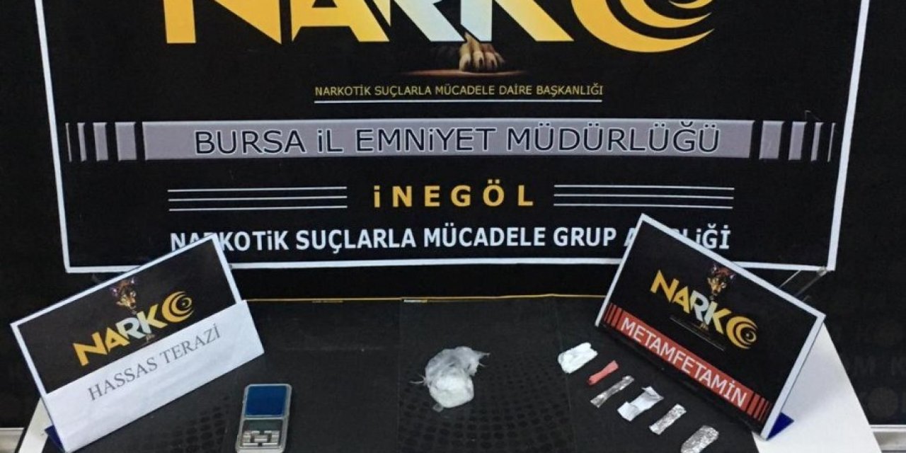 Bursa’dan İnegöl’e Uyuşturucu Getirirken Yakalandılar