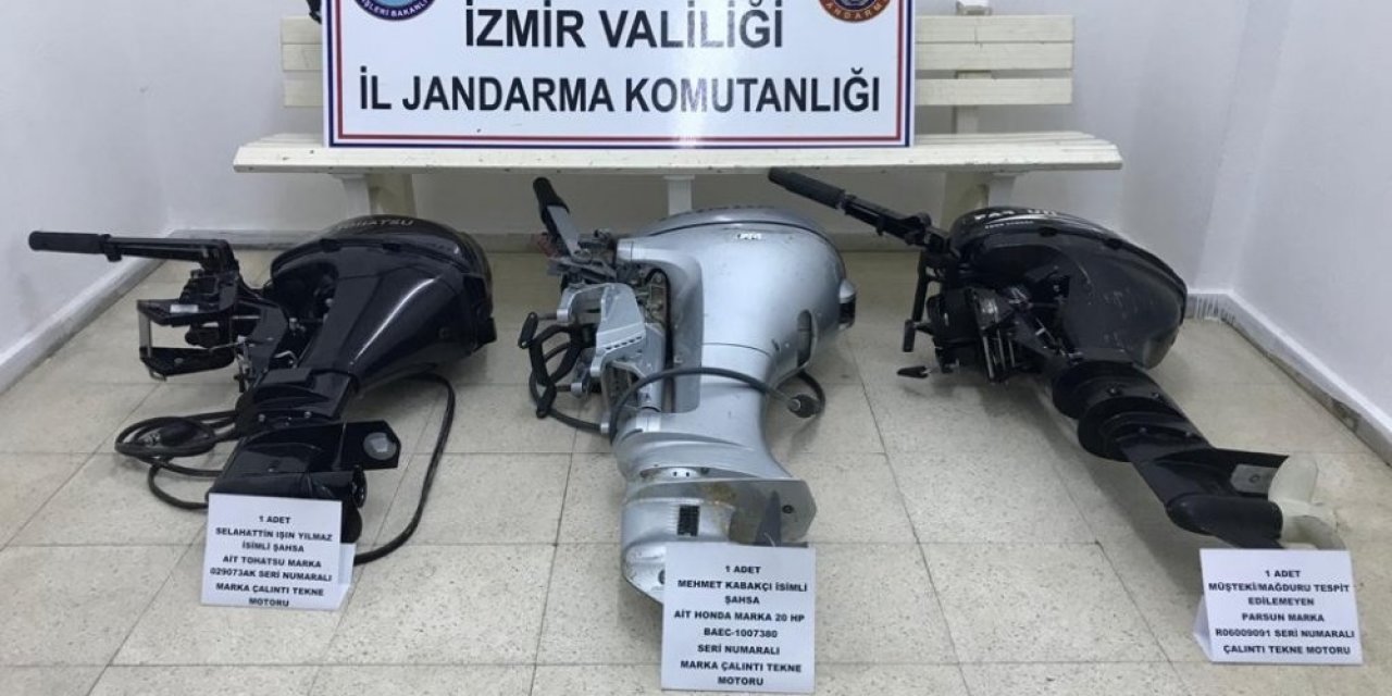 Tekne Motoru Hırsızı 4 Kişi Operasyonla Yakalandı