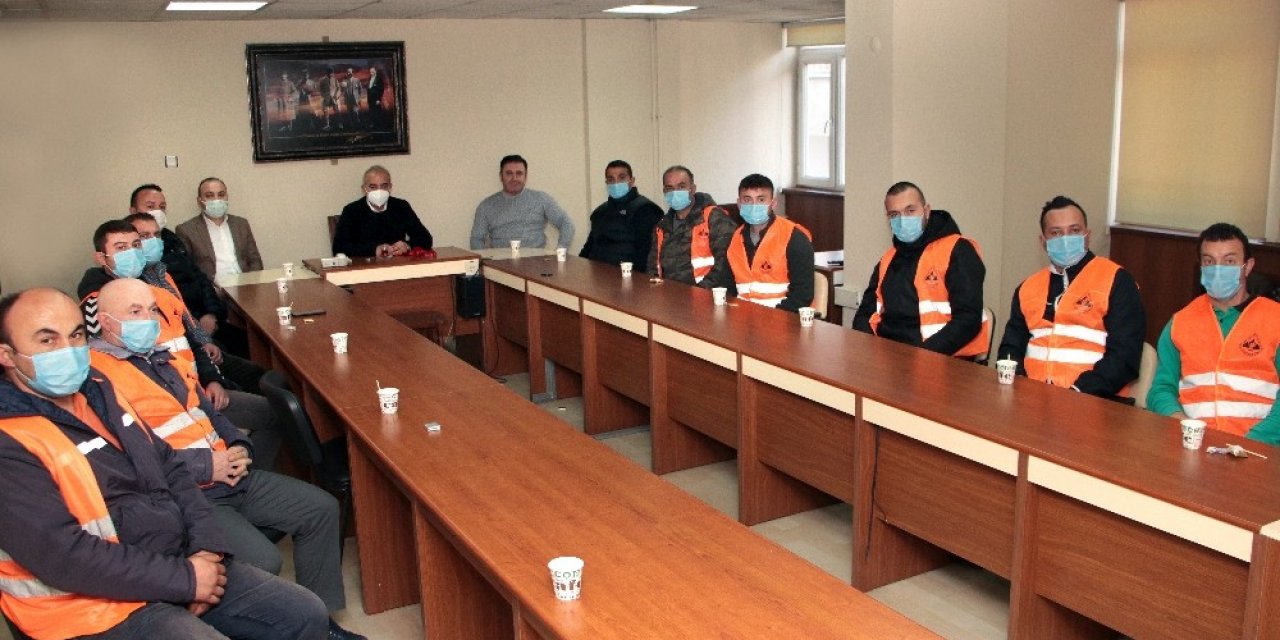 İşçilerden Başkan Bozkurt’a Teşekkür