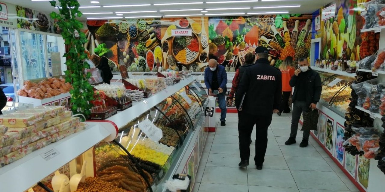 Zabıta Yeni Yıl Öncesi İşyerlerini Denetledi