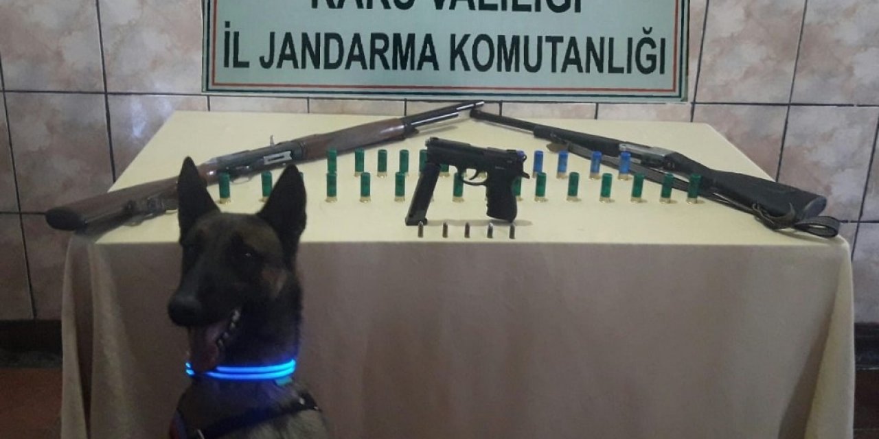 Kars’ta Jandarmadan Ruhsatsız Silah Operasyonu