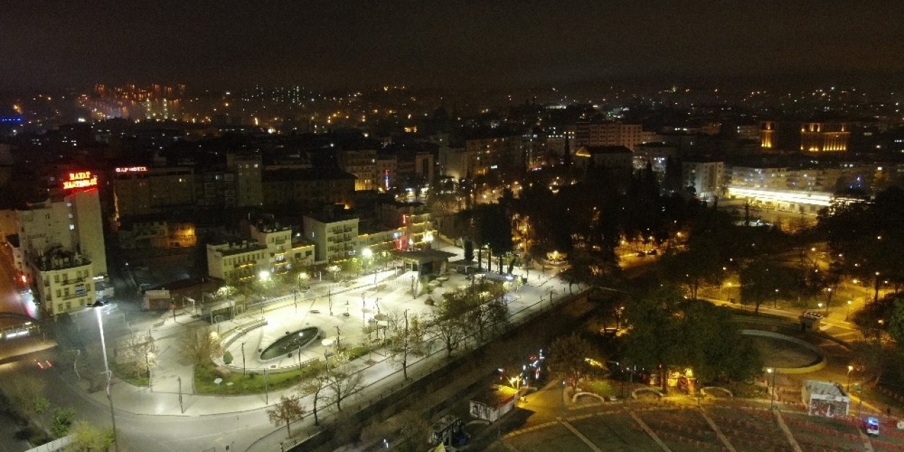 Gaziantep’in Sessiz Yeni Yılı Havadan Görüntülendi