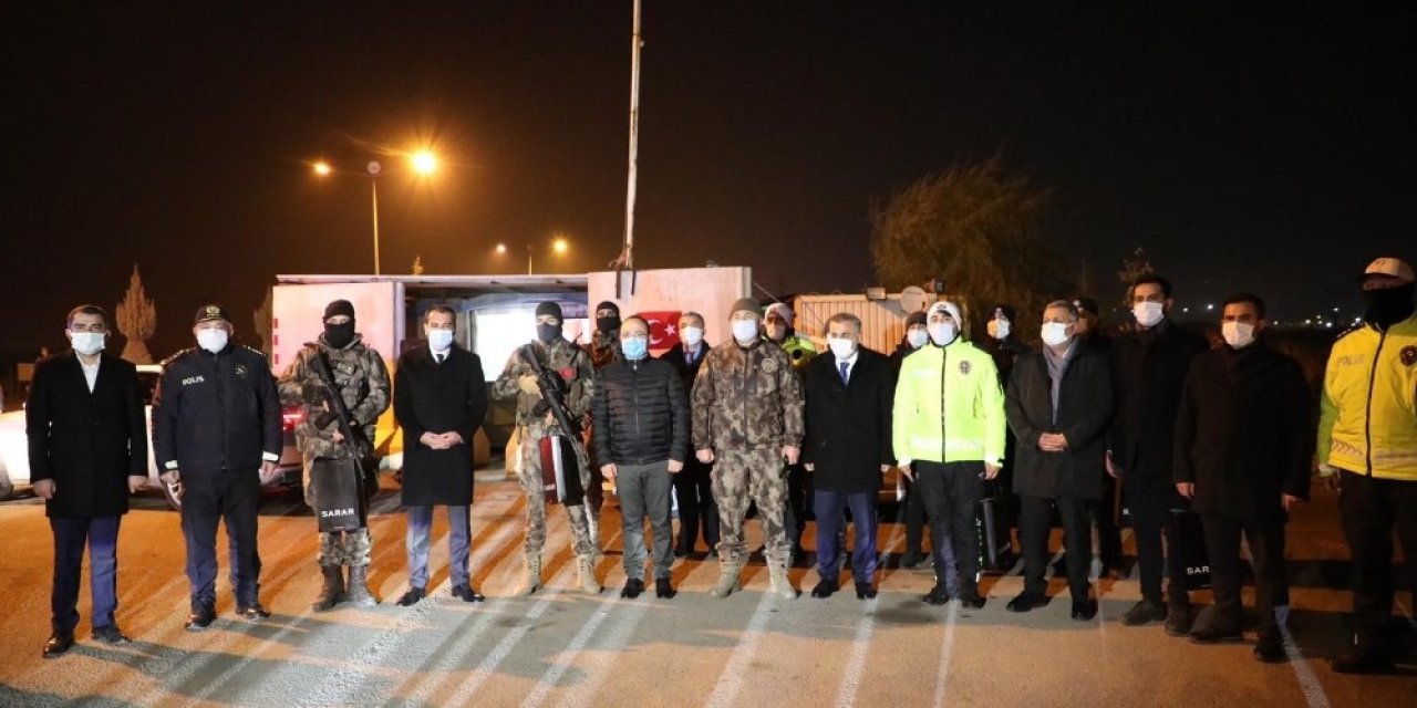 Elazığ Protokolü Yeni Yıla Güvenlik Güçleriyle Girdi