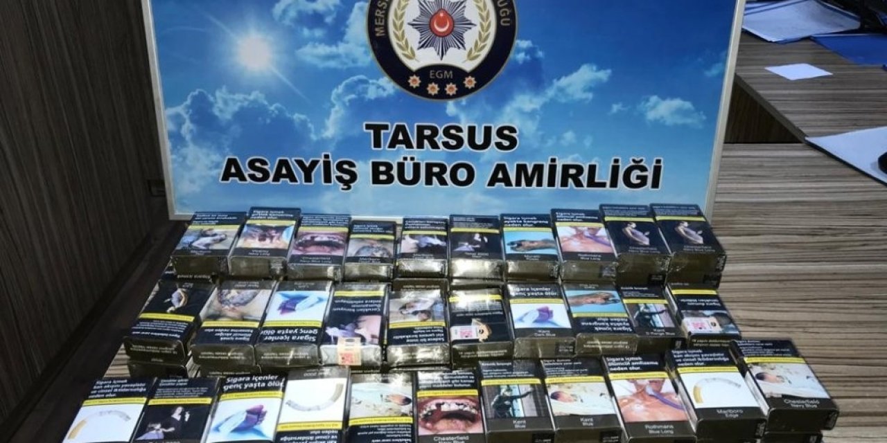 Tarsus’ta Büfede Sigara Hırsızlığı Yapan 2 Kişi Yakalandı