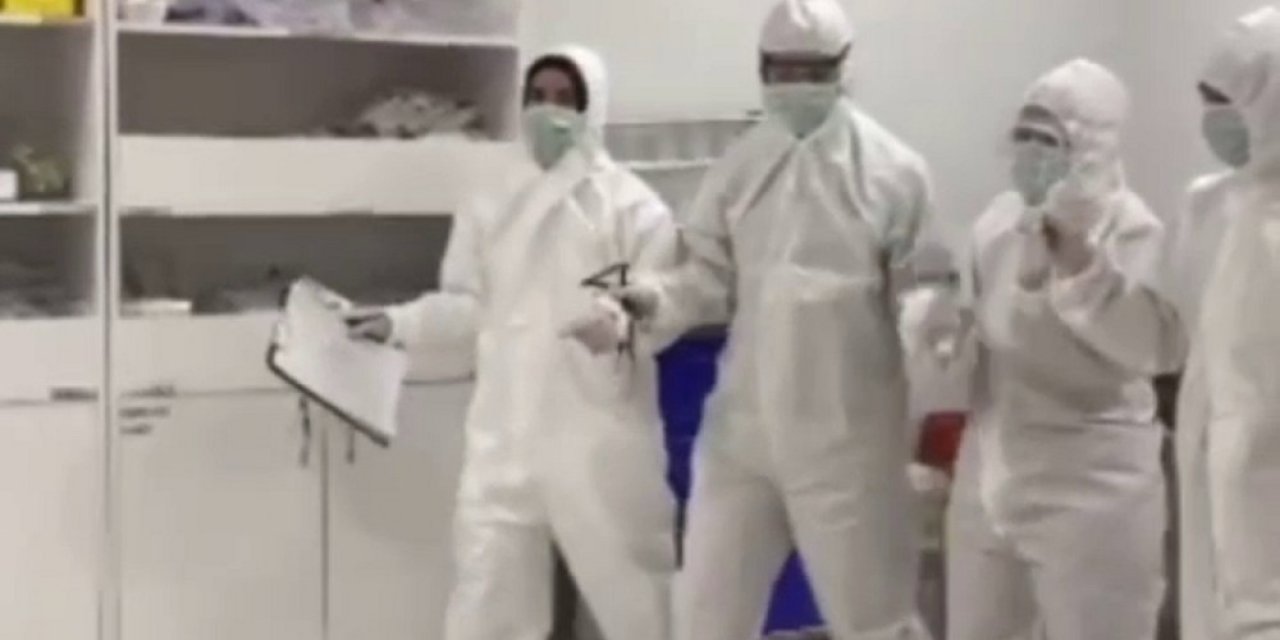 Sağlıkçılar Yeni Yıla Böyle Girdi