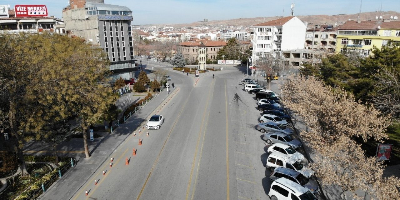 Aksaray’da Yeni Yılın İlk Gününde Kısıtlamaya Uyuldu