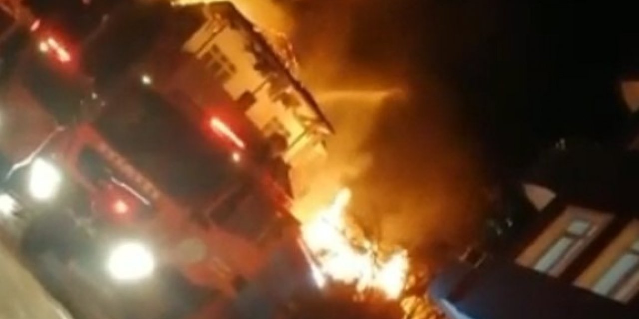 Ardeşen’de Korkutan Yangın