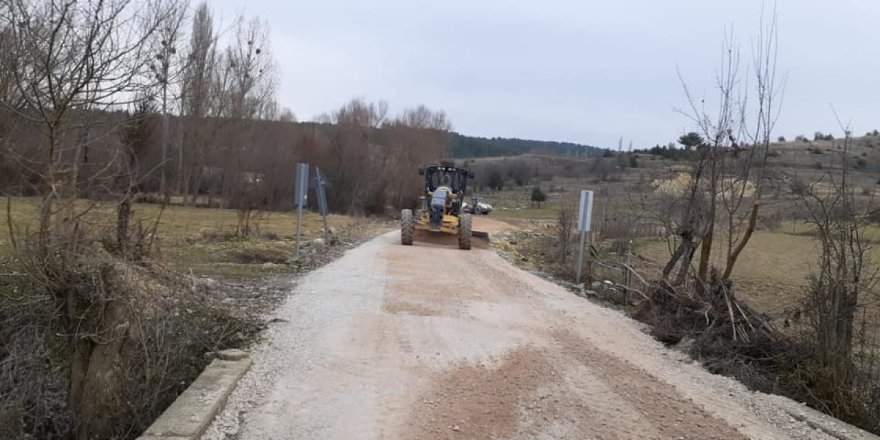 Dumlupınar’da Mezarlık Yolu Tamam