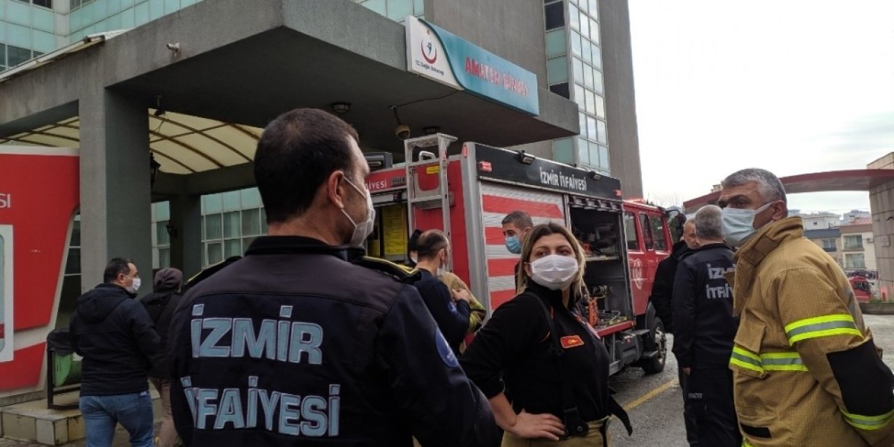 İzmir’de Hastanede Yangın Paniği: Psikiyatri Hastası Yatağını Yaktı