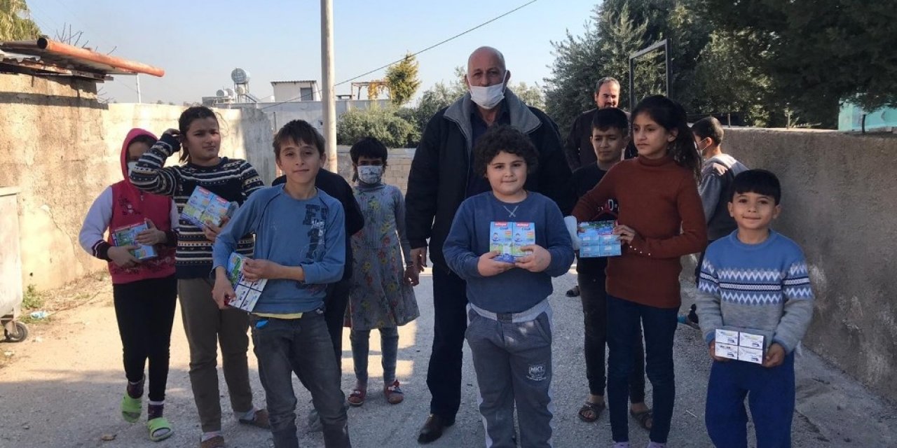 Mezitli Belediyesinden Çocuklara Devam Sütü Desteği