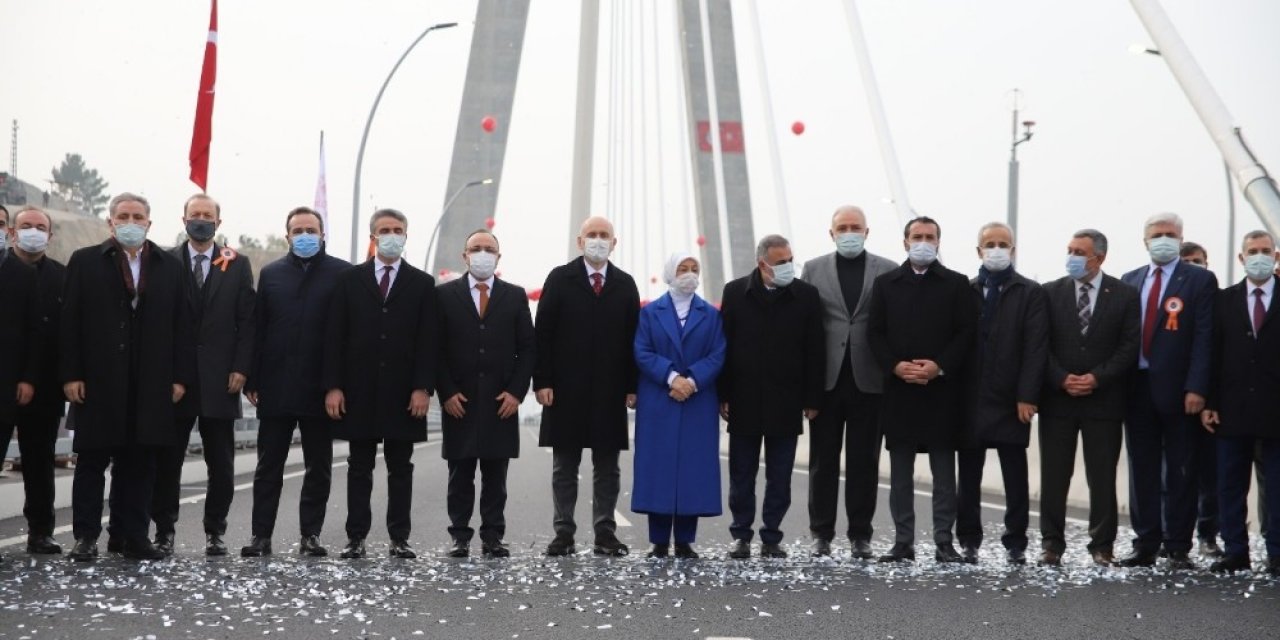 720 Milyon Lira Maliyetli Yeni Kömürhan Köprüsü Açıldı