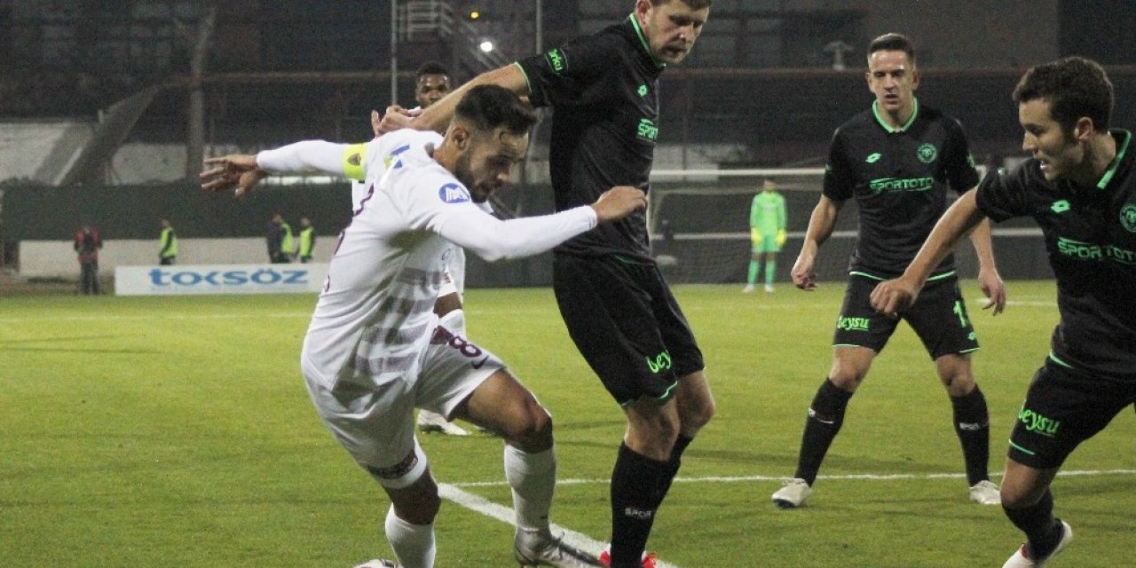 Süper Lig: A. Hatayspor: 1 - İh Konyaspor: 1 (ilk Yarı)