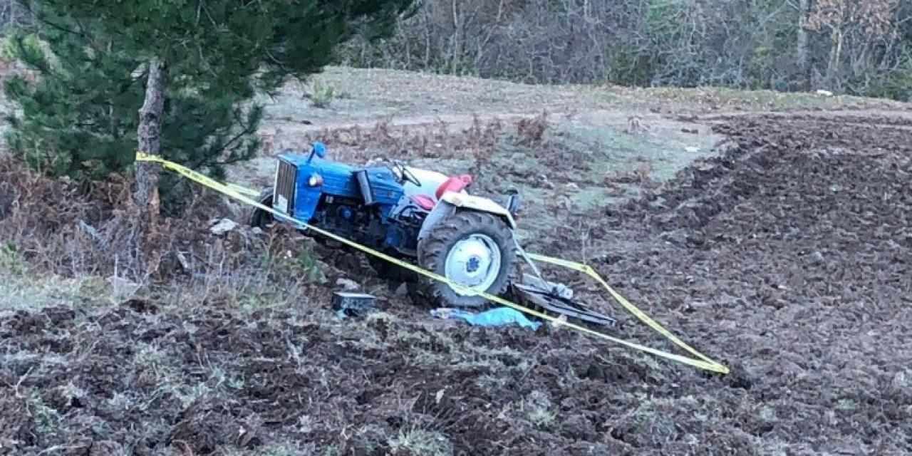 Sinop’ta Takla Atan Traktörden Fırlayan Sürücü Hayatını Kaybetti