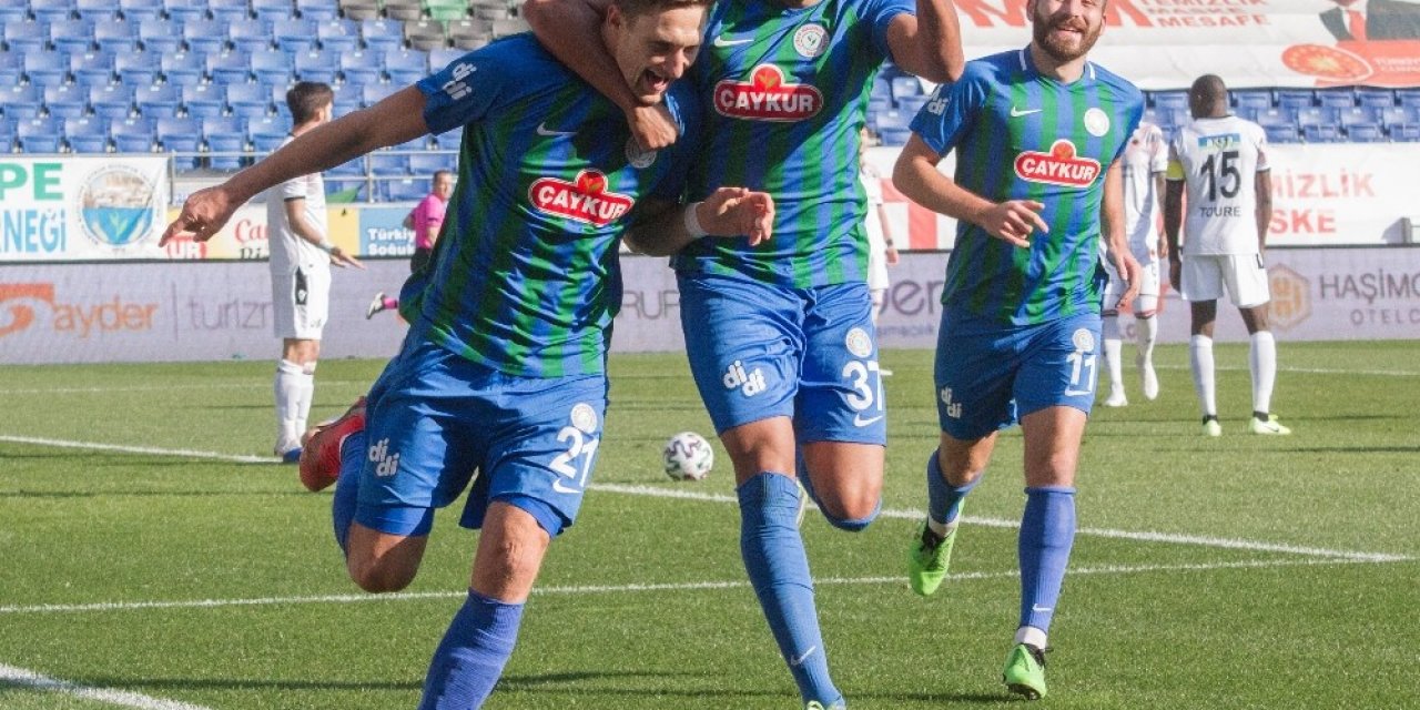 Süper Lig: Çaykur Rizespor: 1 - Gençlerbirliği: 0 (ilk Yarı)