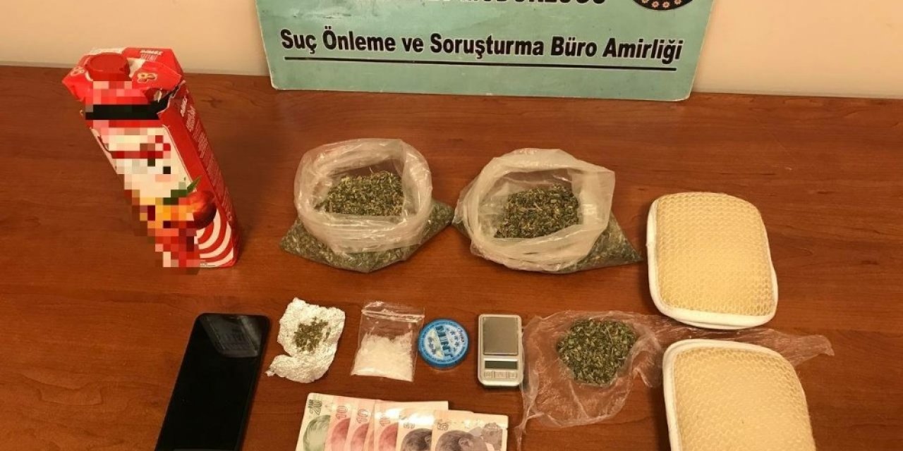 Meyve Suyu Kutusuna Gizlenmiş Uyuşturucu Ele Geçirildi