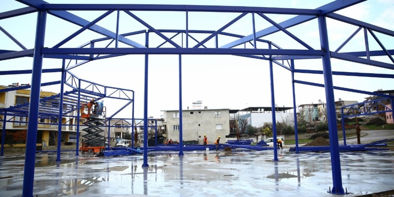 Aydın Büyükşehir Ortaklar’da Cemiyet Alanı Yapıyor