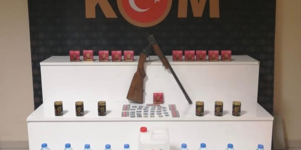 Kırşehir’de Sahte İçki Ve Kaçak Cinsel Uyarıcı Hap Operasyonu