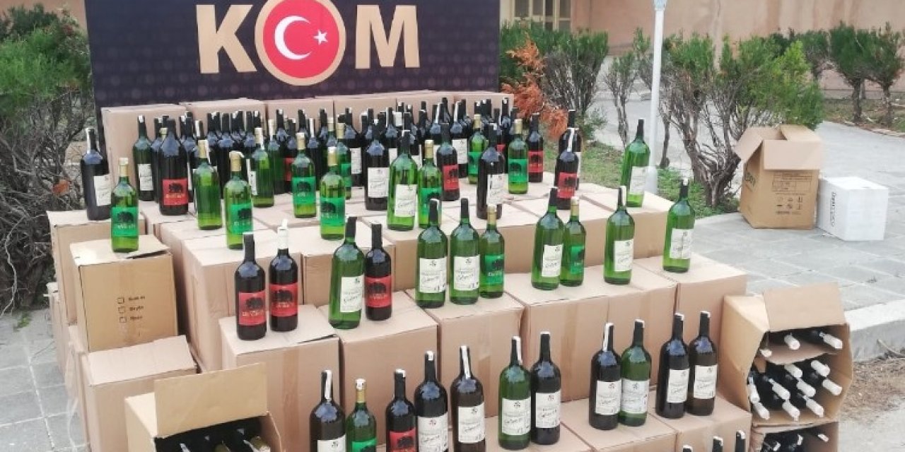 Silifke’de Bin 291 Litre Sahte İçki Ele Geçirildi