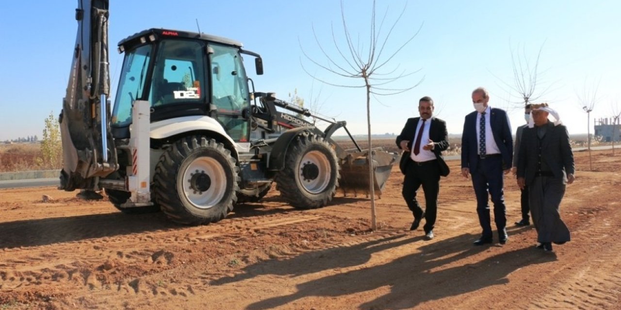 Akçakale’de Yeşil Alan Çalışması