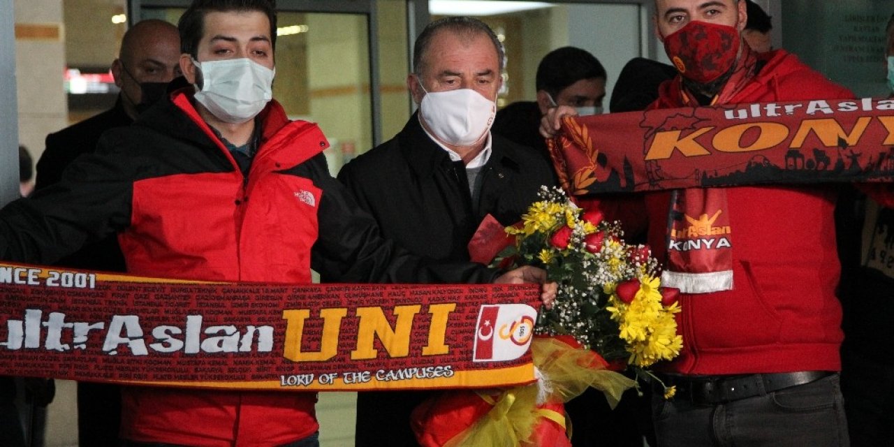 Galatasaray Kafilesi Konya’ya Geldi
