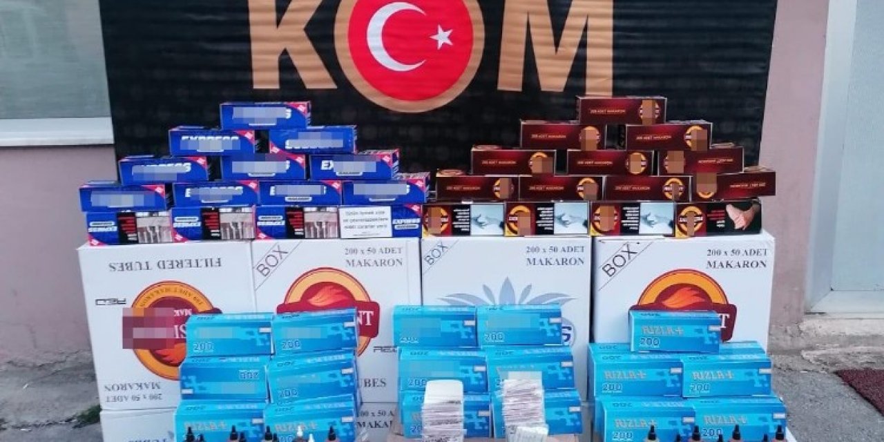 Kocaeli’de 152 Bin 120 Adet Kaçak Makaron Ele Geçirildi