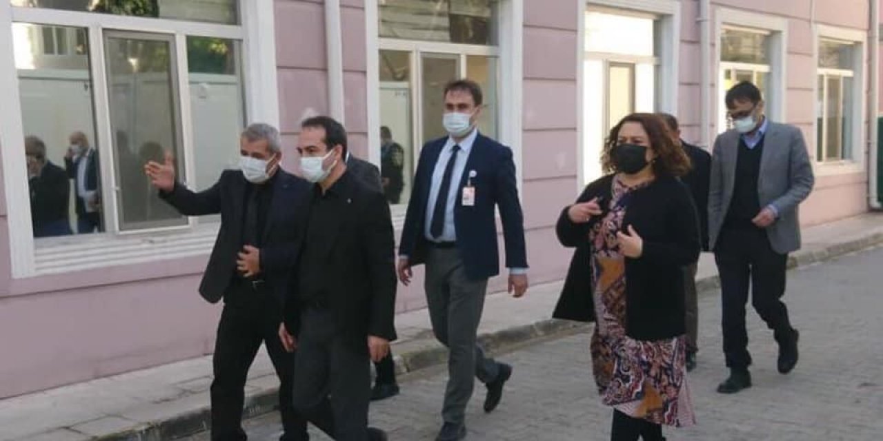 İl Sağlık Müdürü Açıkgöz, Adh Kovid Tanı Ünitesi’nde İncelemede Bulundu