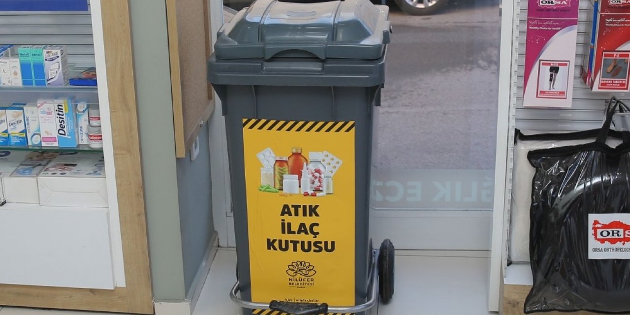 Nilüfer’de Atık İlâç Toplama Noktaları Oluşturuldu