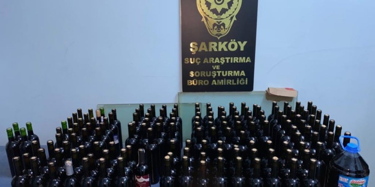 Şarköy’de 120 Litre Kaçak İçki Ele Geçirildi: 3 Gözaltı