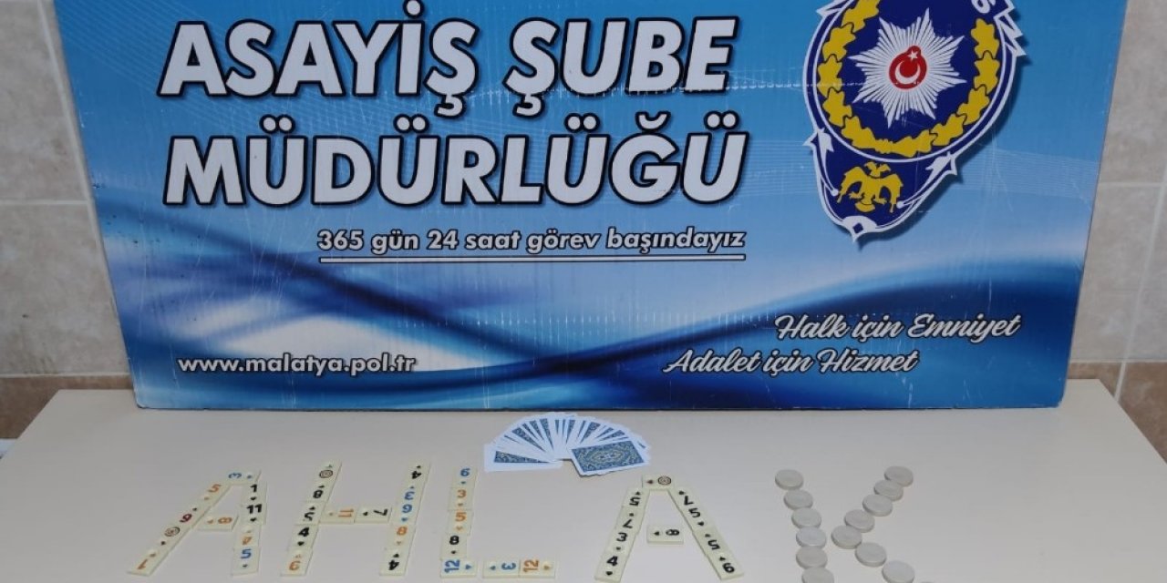 Malatya’da İki İş Yerine Kumar Baskını