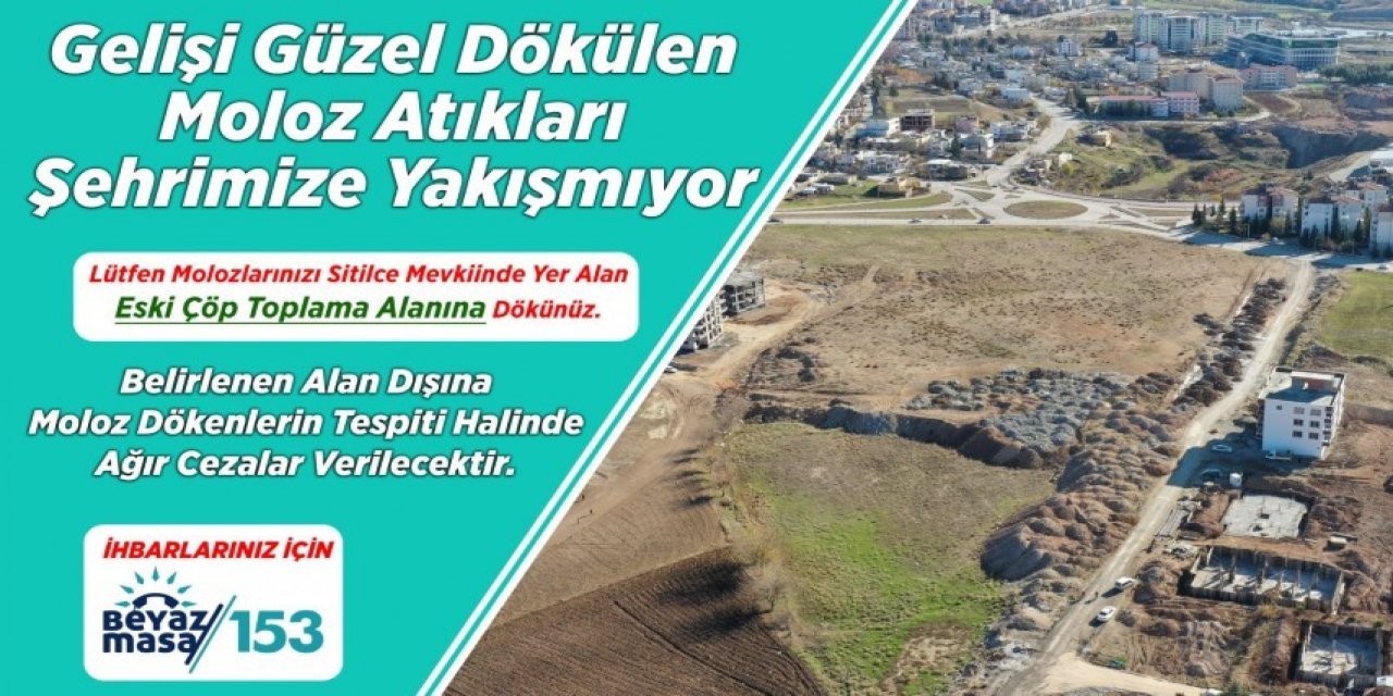 Adıyaman’da "moloz" Uyarısı