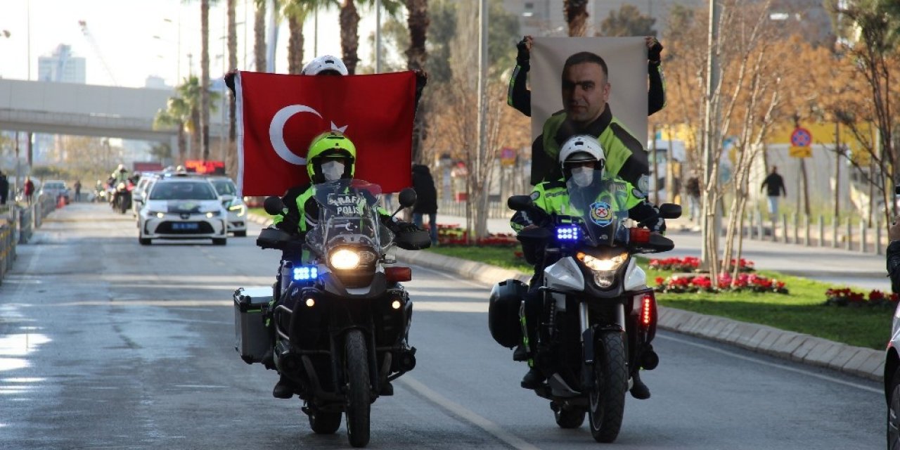 Şehit Fethi Sekin’in Mesai Arkadaşlarından Kortej