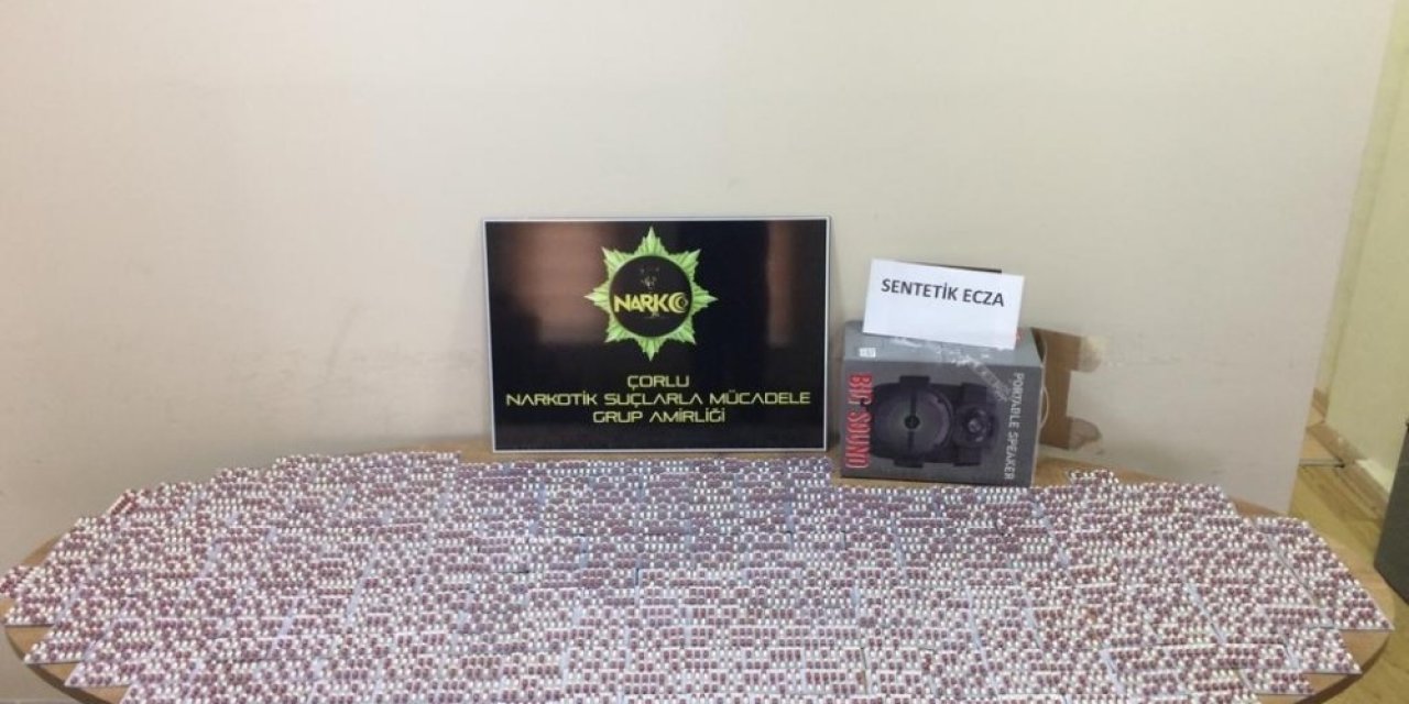 Tekirdağ’da 4 Bin 480 Uyarıcı Hap Ele Geçirildi