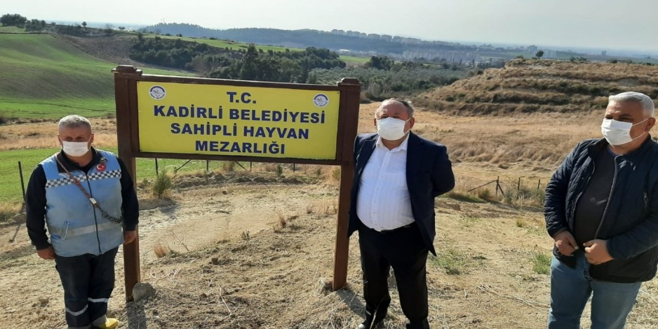 Kadirli’ye Hayvan Mezarlığı Açıldı