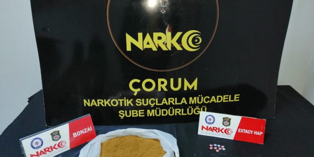 Çorum Polisinden Uyuşturucu Operasyonu