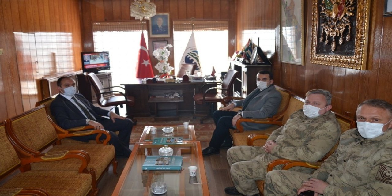 Başkan Bilici’ye Kaymakam Çelik’ten Ziyaret